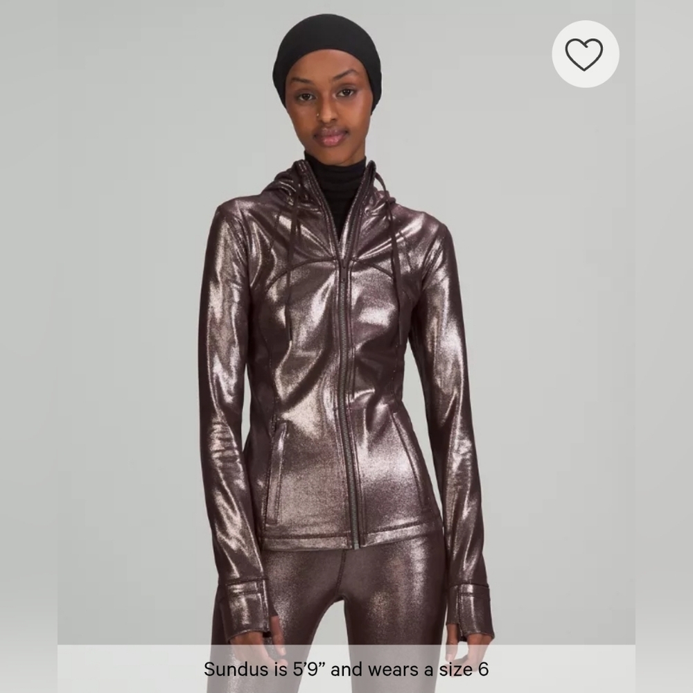 Lululemon Define Shine Jacket 8 in French Press